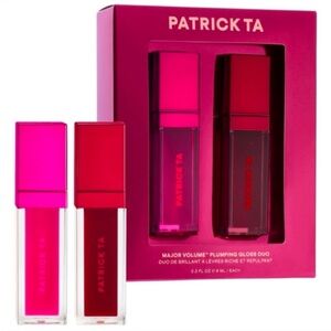Patrick Ta Lip Gloss Duo - Vibrant Pink and Deep Red
